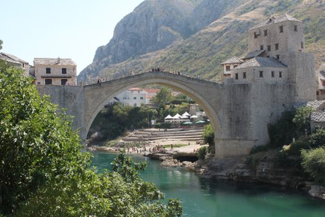 Stari Most in Mostar nach dem Wiederaufbau